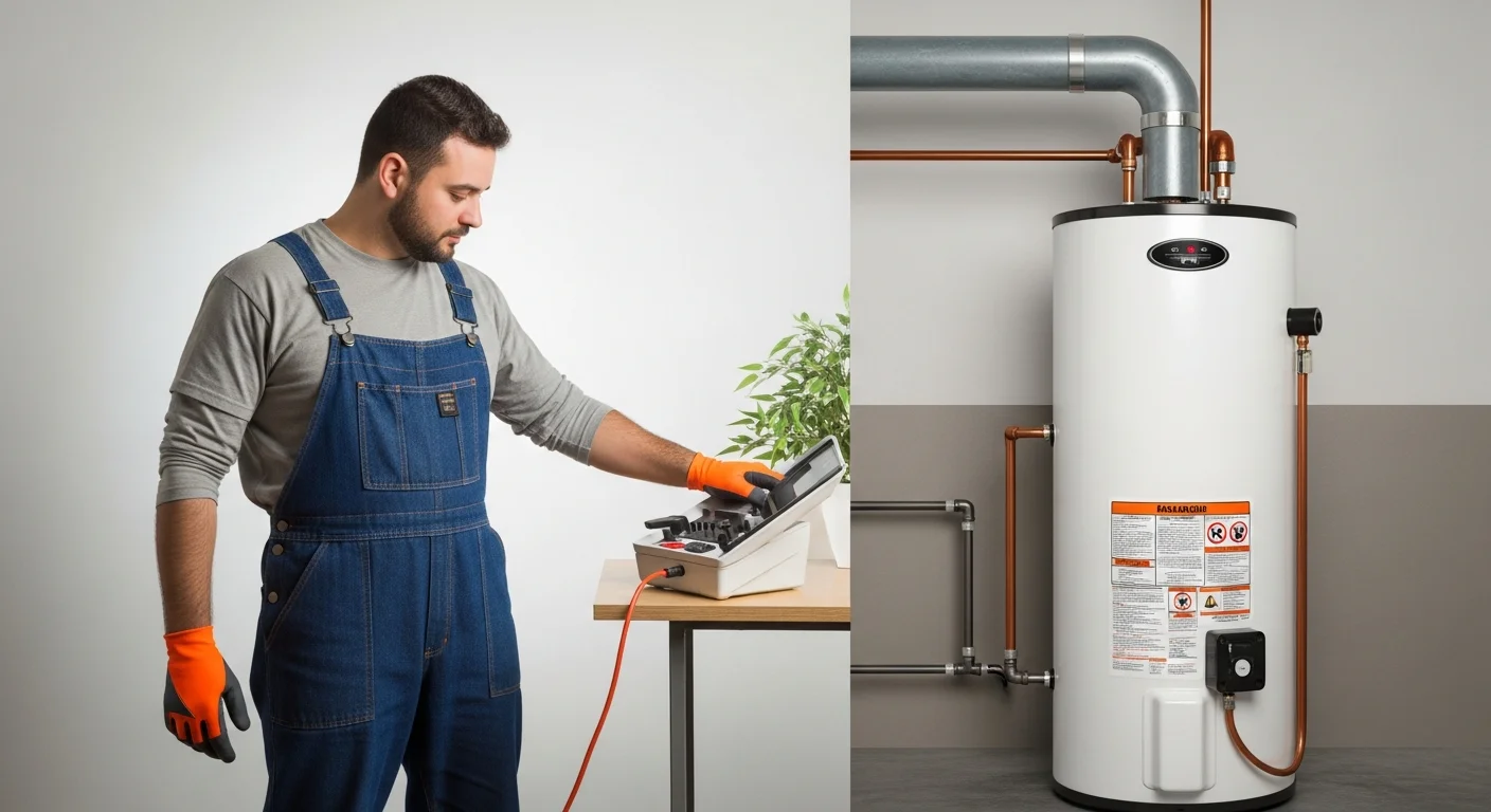 Professional hot water tank installation service